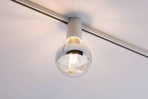 Schienensystem-Hängeleuchte Ceiling Socket max. 20 Watt - Weiß, Basics, Metall (5,5/9,6cm) - Paulmann