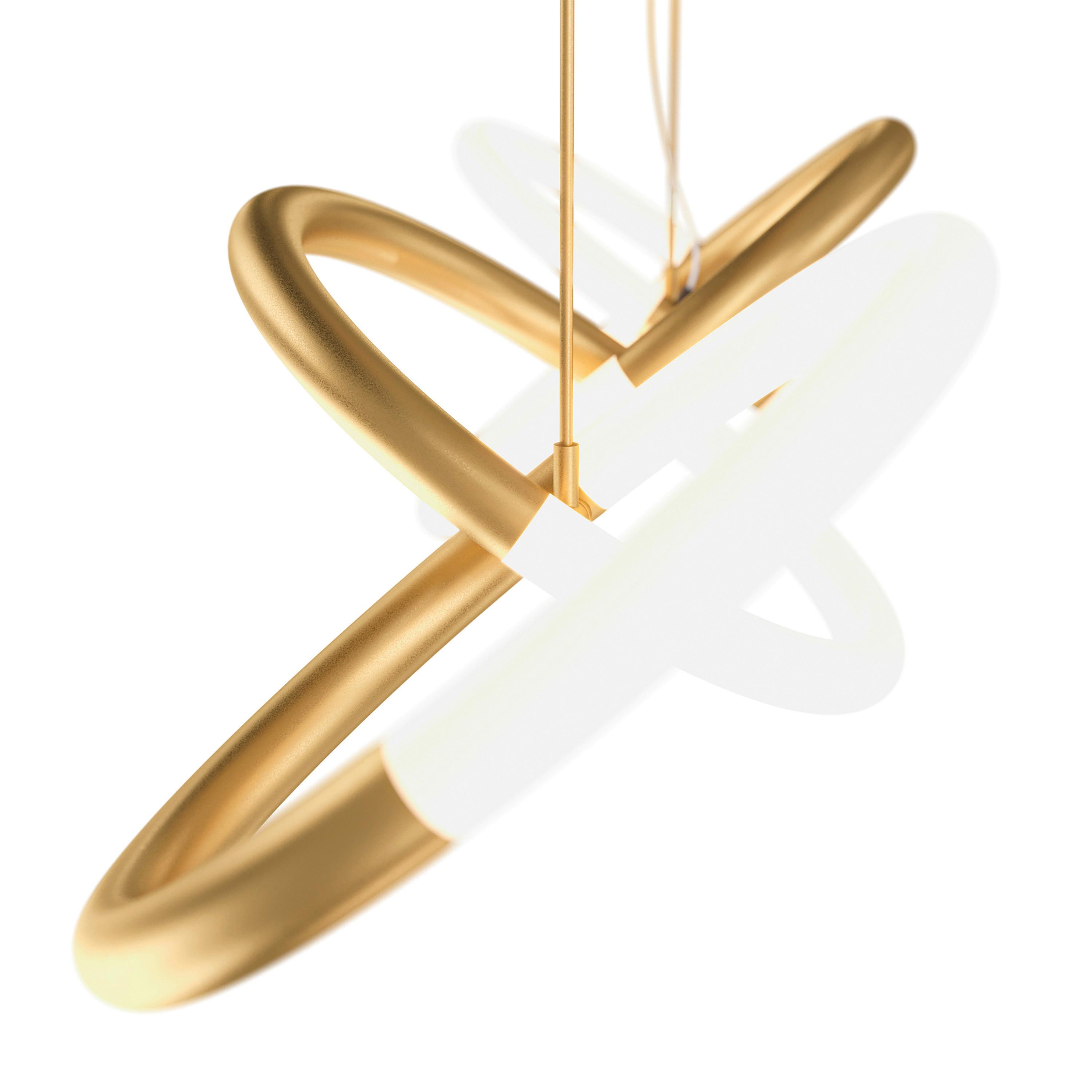 PENDELLEUCHTE NODE - Goldfarben, Trend, Metall (27/33/100cm) - MAYTONI