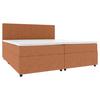 Boxbett Odin Orange ca.180x200cm - Schwarz/Orange, KONVENTIONELL, Kunststoff/Textil (180/200cm) - Based