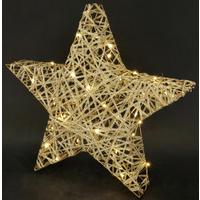 GWIAZDA DEKORACYJNA 244492GO - żółty, Basics (45cm) - X-Mas