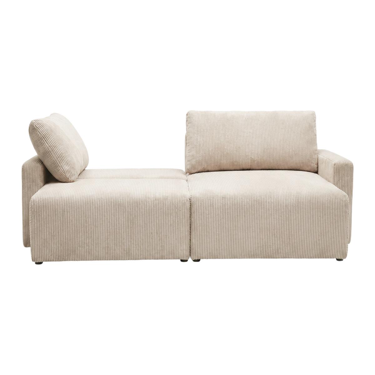 Coltar DAVE -BEST PRICE - crem, Modern, textil (227/146cm) - Best Price