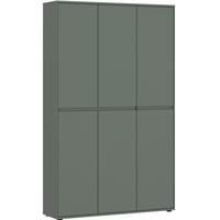 Dulap pentru hol ZAPATO - verde salvie, Design, material pe bază de lemn (111,5/185,9/35,3cm) - Modern Living
