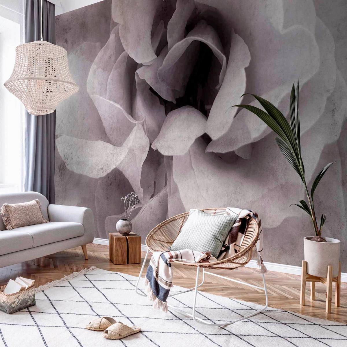 Fototapeta Entrance To Bliss, 200x140cm - bela/svetlo roza, Trendi, tekstil (200/140cm) - artgeist