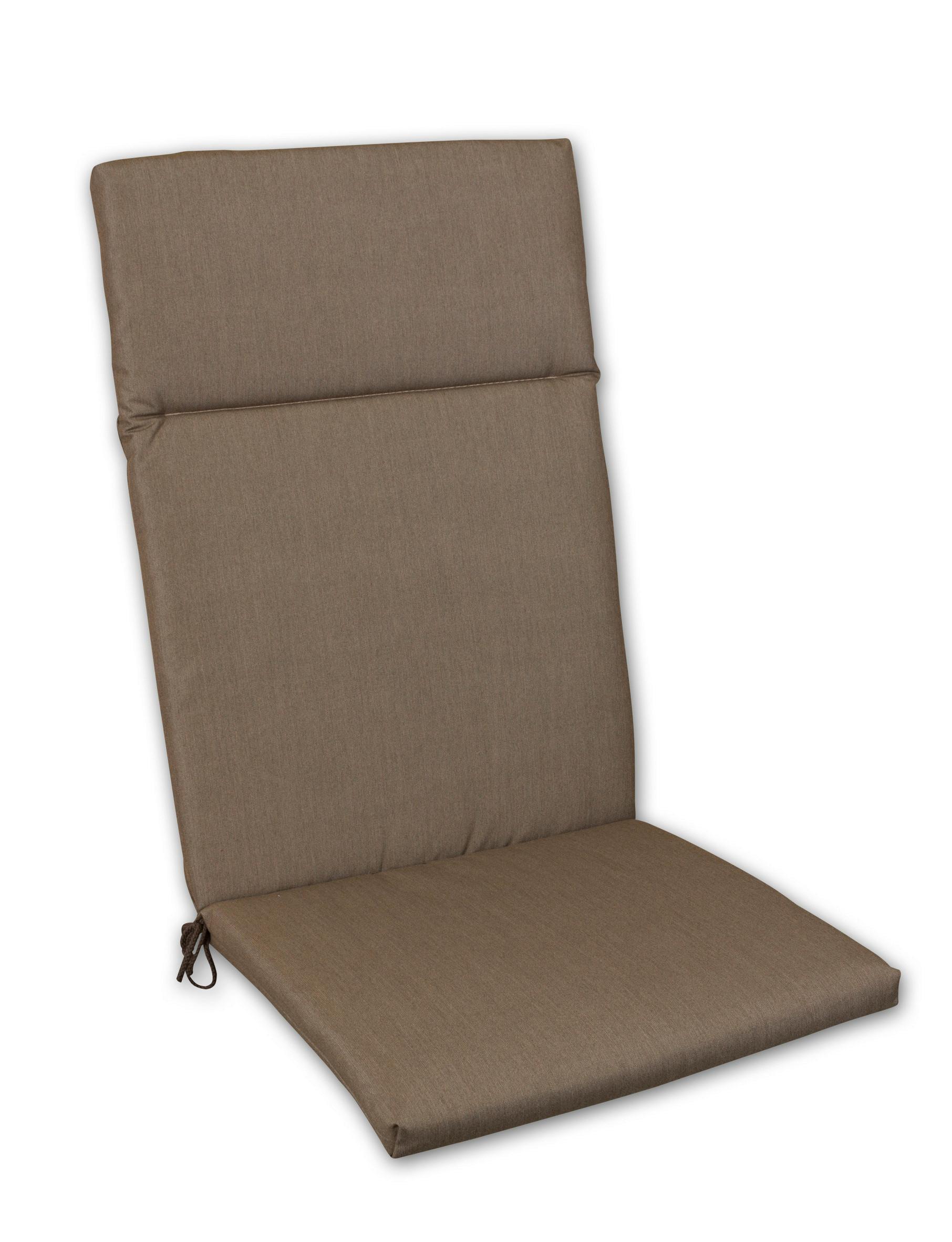 Sesselauflage Royal Umbra Hellbraun - Hellbraun, Design, Textil (50/4/120cm)