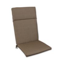 Sesselauflage Royal Umbra Hellbraun - Hellbraun, Design, Textil (50/4/120cm)