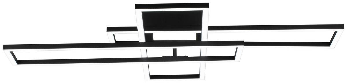 Plafonieră Film - negru, Modern, plastic/metal (99,2/69,4/11,5cm) - Mömax