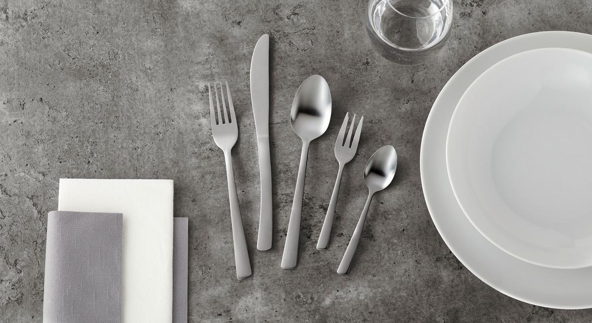 Set de tacâmuri 30/1 Anna - culoare inox, Konventionell, metal - Mömax