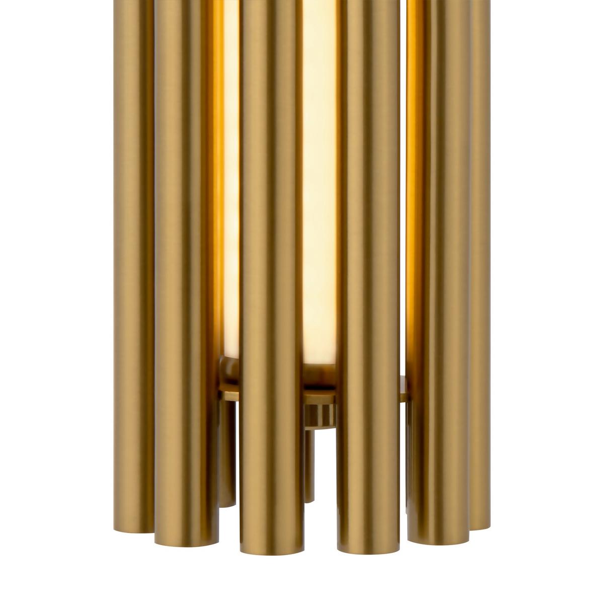 Pendelleuchte Sonata Messingfarben max. 12 Watt - Messingfarben/Goldfarben, Trend, Kunststoff/Metall (8,1/36cm) - MAYTONI