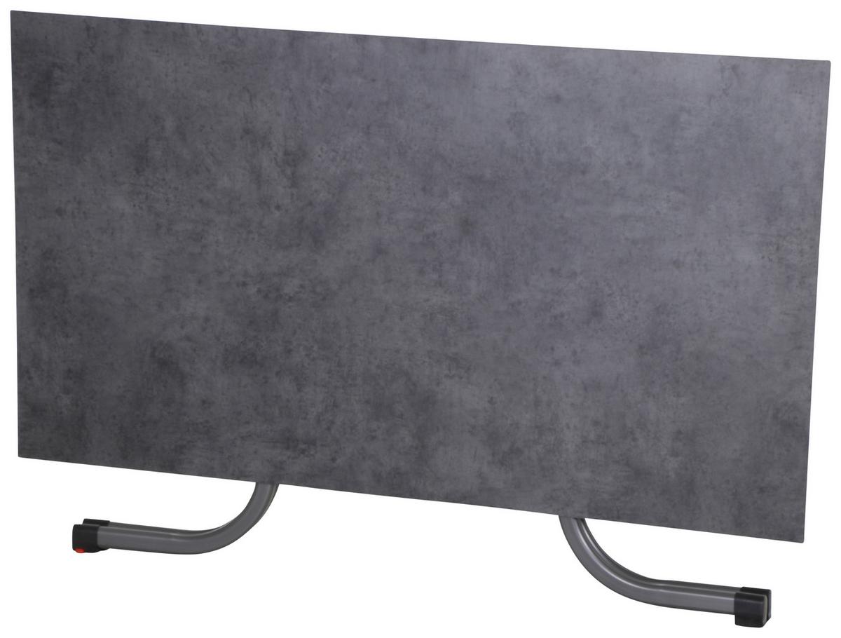 Loungegarnitur 5-tlg Velia aus Metall - Anthrazit/Schwarz, KONVENTIONELL, Keramik/Textil - Siena Garden