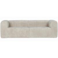3,5-SITZER Bean Naturfarben B: 242cm - Naturfarben, Design, Kunststoff/Textil (242/73/96cm) - Livetastic