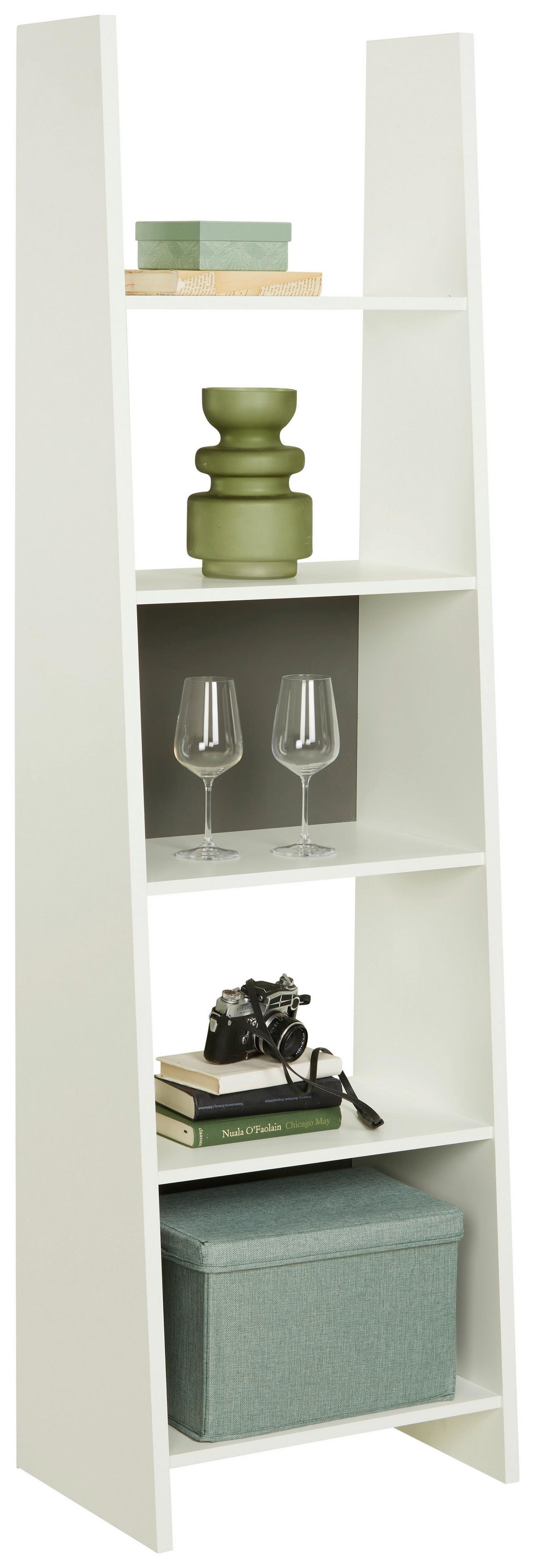 REGAŁ PISA -EXKLUSIV- - biały, Modern, materiał drewnopochodny (54/186/38cm) - Mömax