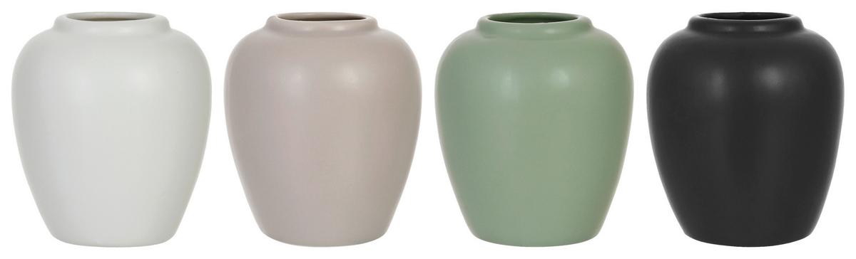 Vază Roko - alb/bej, Basics, ceramică (9,5/10,7cm) - Mömax