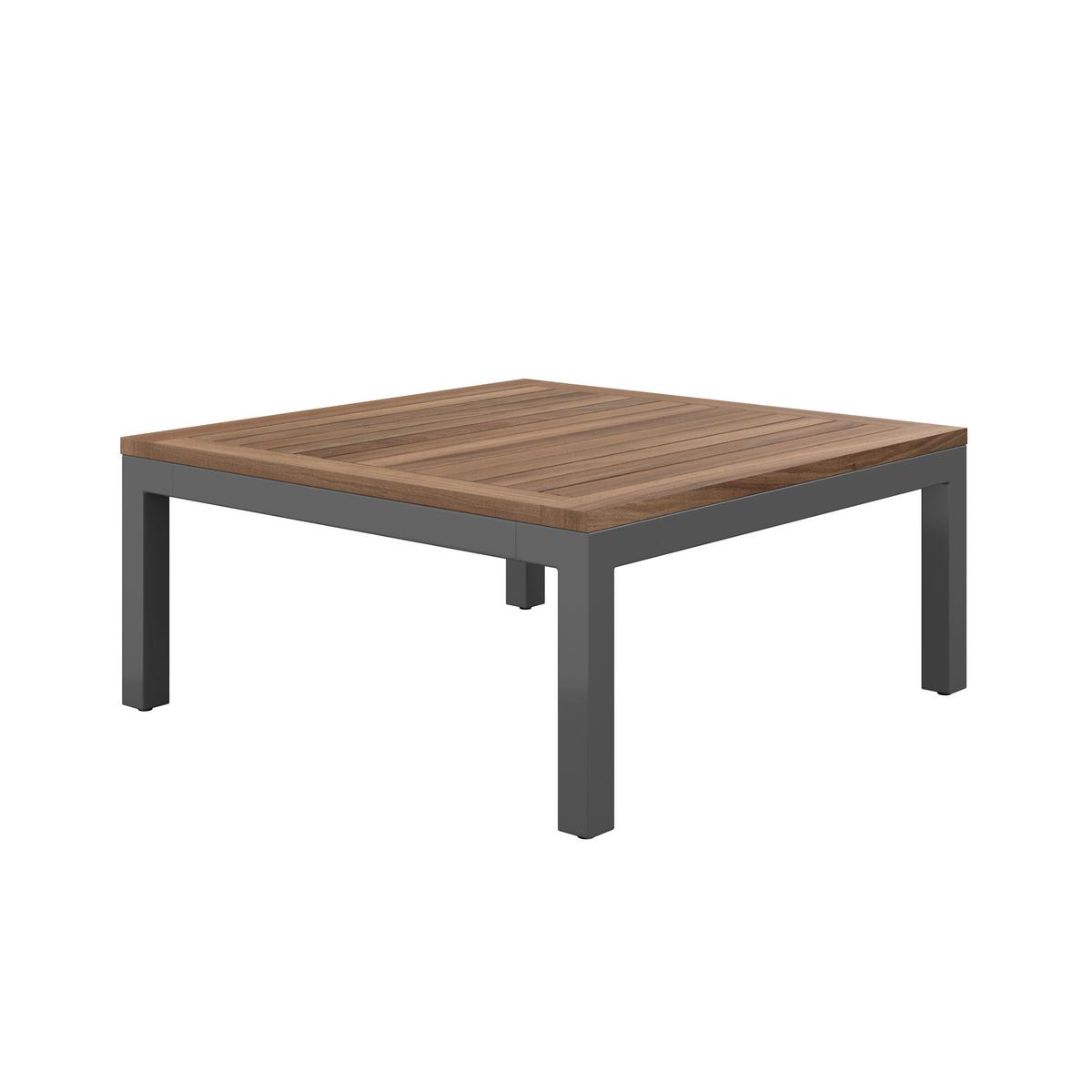 Gartenlounge-set Lia Braun Aus Akazienholz - Graubraun/Akaziefarben, Modern, Holz/Metall (138/77/207cm) - Mömax