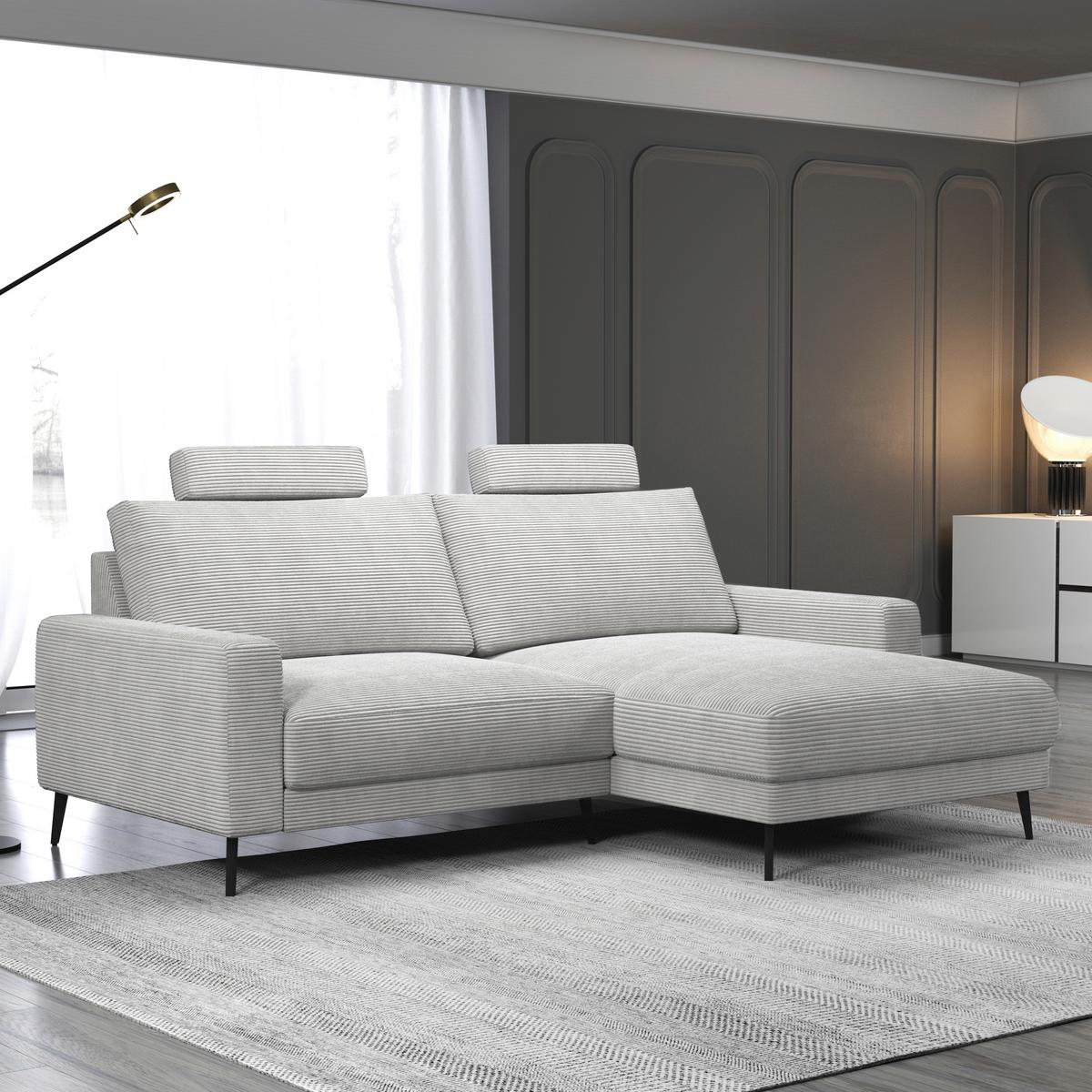 Kopfstütze Cora Beige - Beige, Modern, Textil/Metall (63/57/40cm) - Mömax