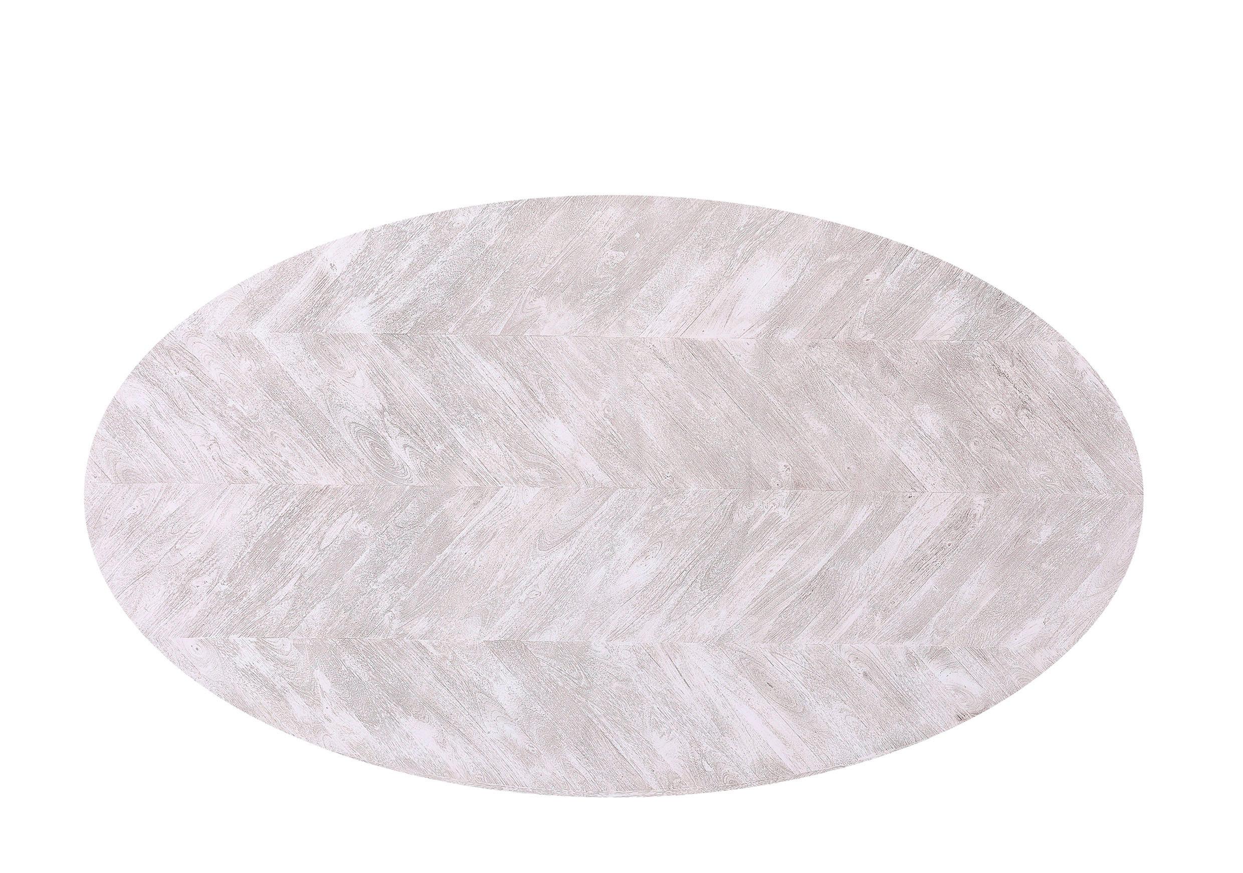 Esstisch Bianca Weiß - Weiß, Design, Holz/Metall (200/110/77cm) - Premium Living