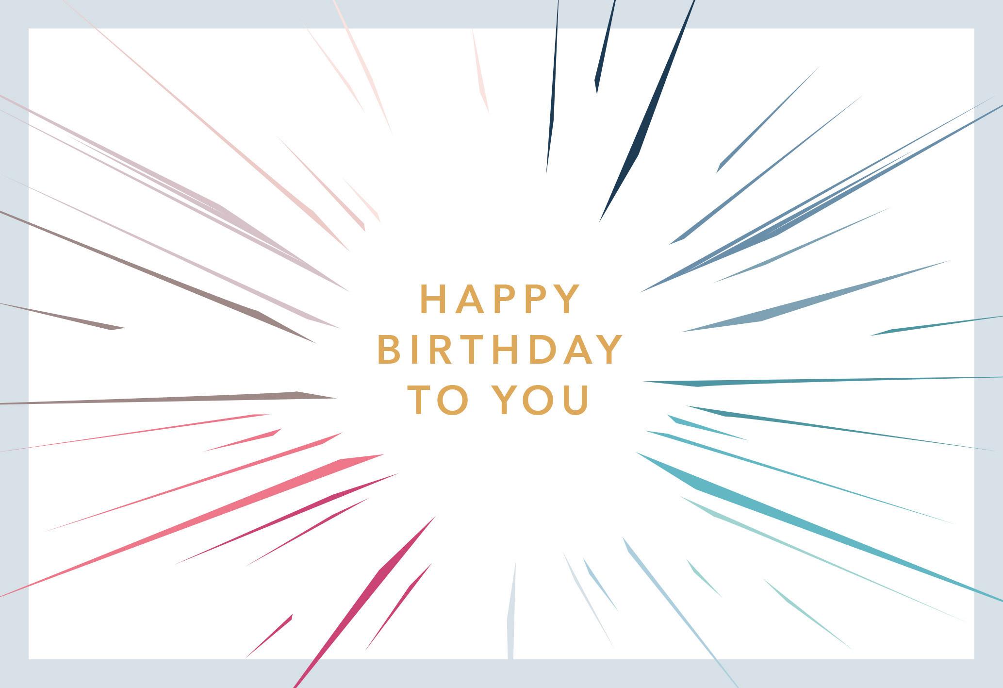 Glückwunschkarte Kupfergold Multicolor - Multicolor, KONVENTIONELL, Papier (24/17,5cm)