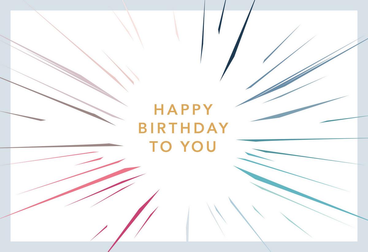 Glückwunschkarte Kupfergold Multicolor - Multicolor, KONVENTIONELL, Papier (24/17,5cm)