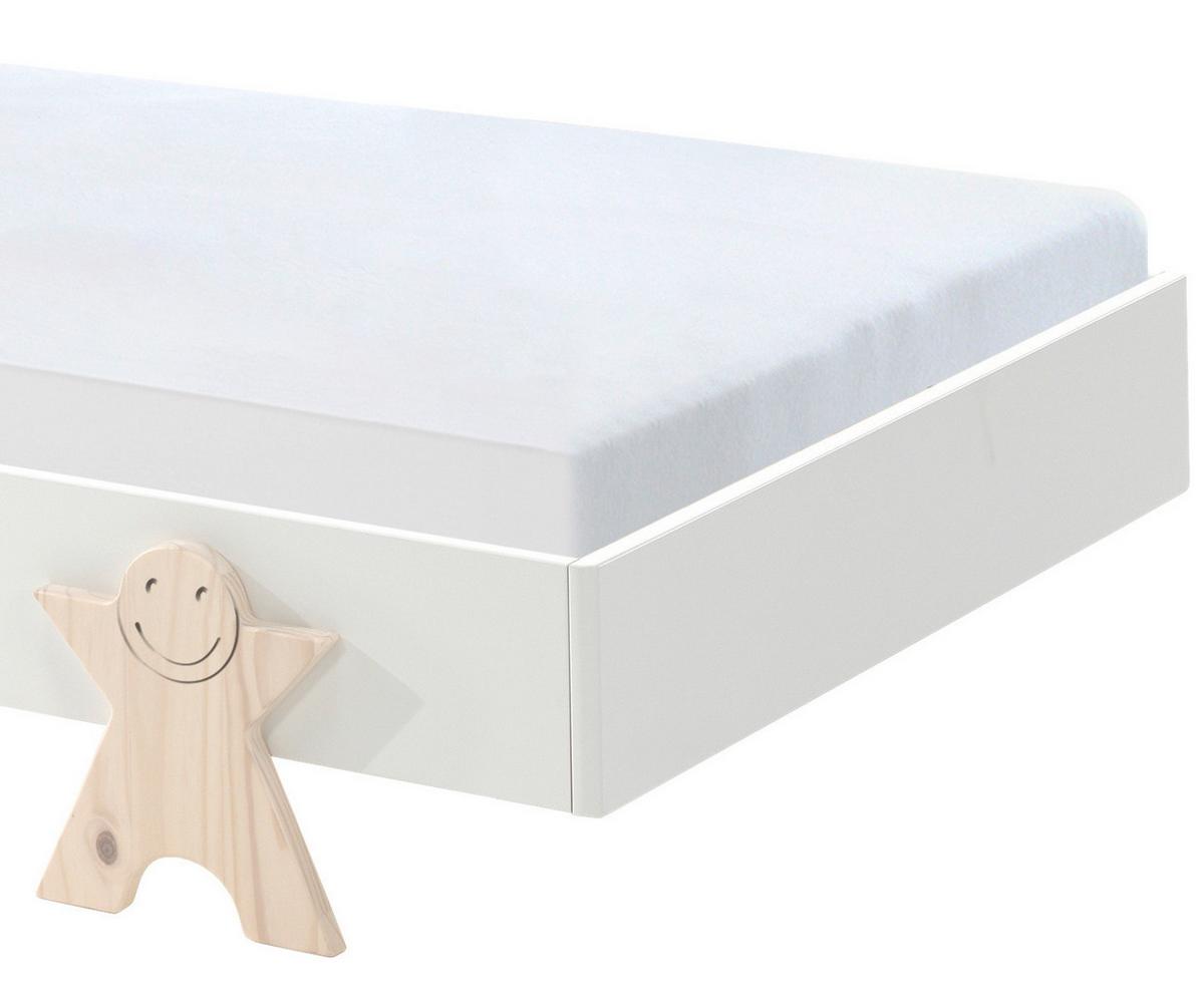 Kinder-/Juniorbett Modulo ca.90x200 cm Weiß - Weiß, MODERN, Holz/Holzwerkstoff (90/200cm) - MID.YOU