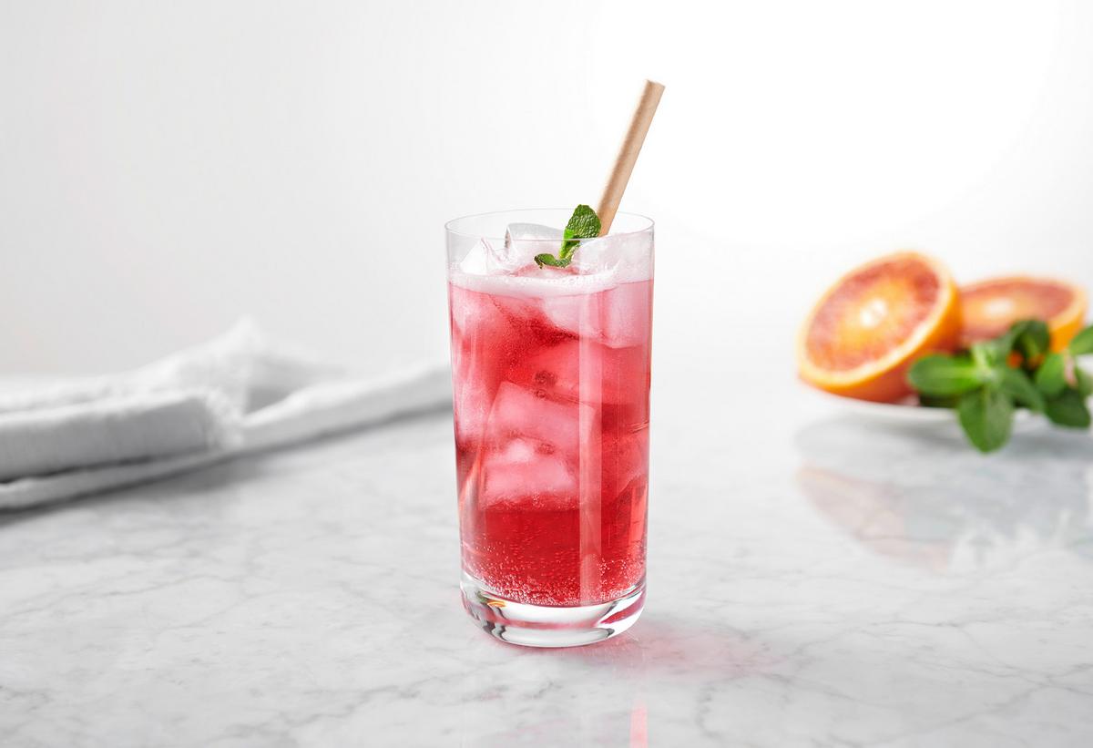 SZKLANKA DO DRINKÓW BARLINE - przezroczysty, Basics, szkło (0,4l) - Novel