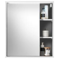 SZAFKA Z LUSTREM GREECE - biały, Modern, materiał drewnopochodny/szkło (60/70/20cm) - MID.YOU