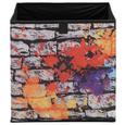 Aufbewahrungsbox Poppi 3 in Bunt - Multicolor, MODERN, Karton/Textil (32/32/32cm) - MÖMAX modern living