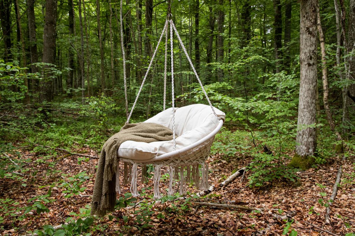 HÄNGESESSEL HAMTIC - Weiß, KONVENTIONELL (80/90/60cm) - Gardenson