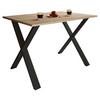 Jedilna Miza Xona, Hrast, Črna - črna/hrast sonoma, Basics, leseni material (80/80/76cm) - MID.YOU
