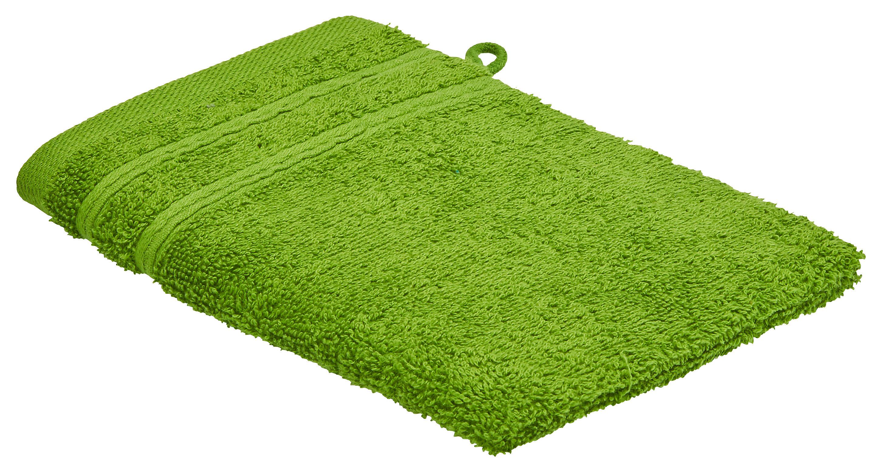 Mănușă de spălat MELANIE - verde, textil (16/21cm) - Modern Living