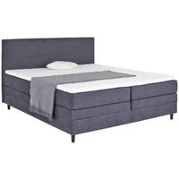 Boxspring Krevet Kleopatra - antracit, Konvencionalno, drvni materijal/tekstil (180/200cm) - Modern Living