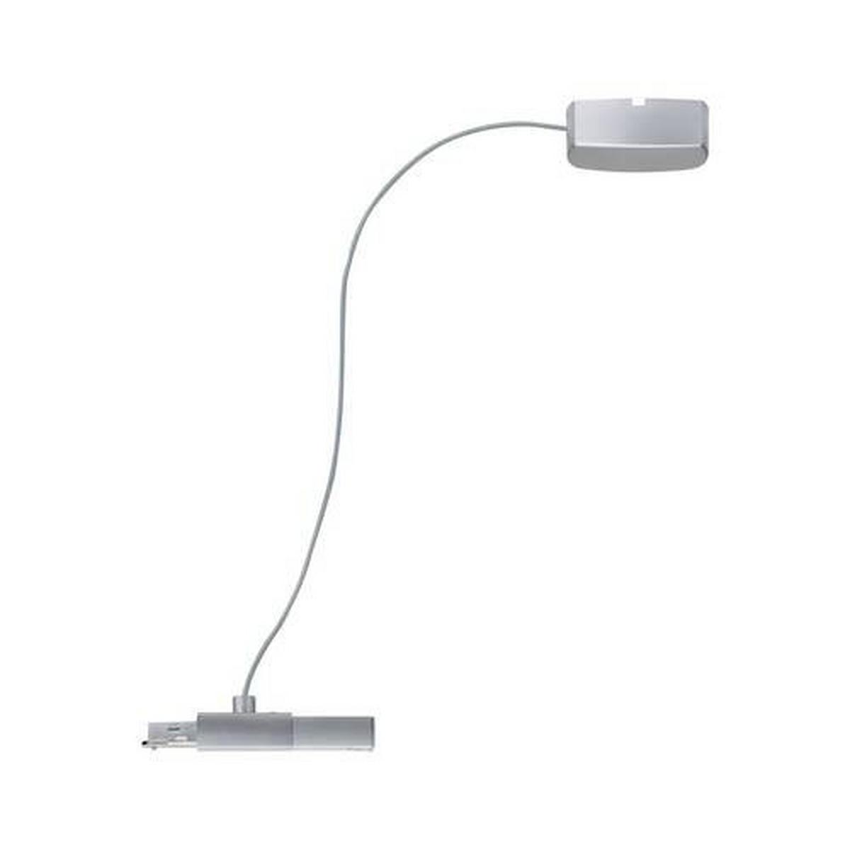 Schienensystem-Einspeiser Urail Cable Feed max. 1000 W - Chromfarben, Basics, Kunststoff/Metall (70cm) - Paulmann
