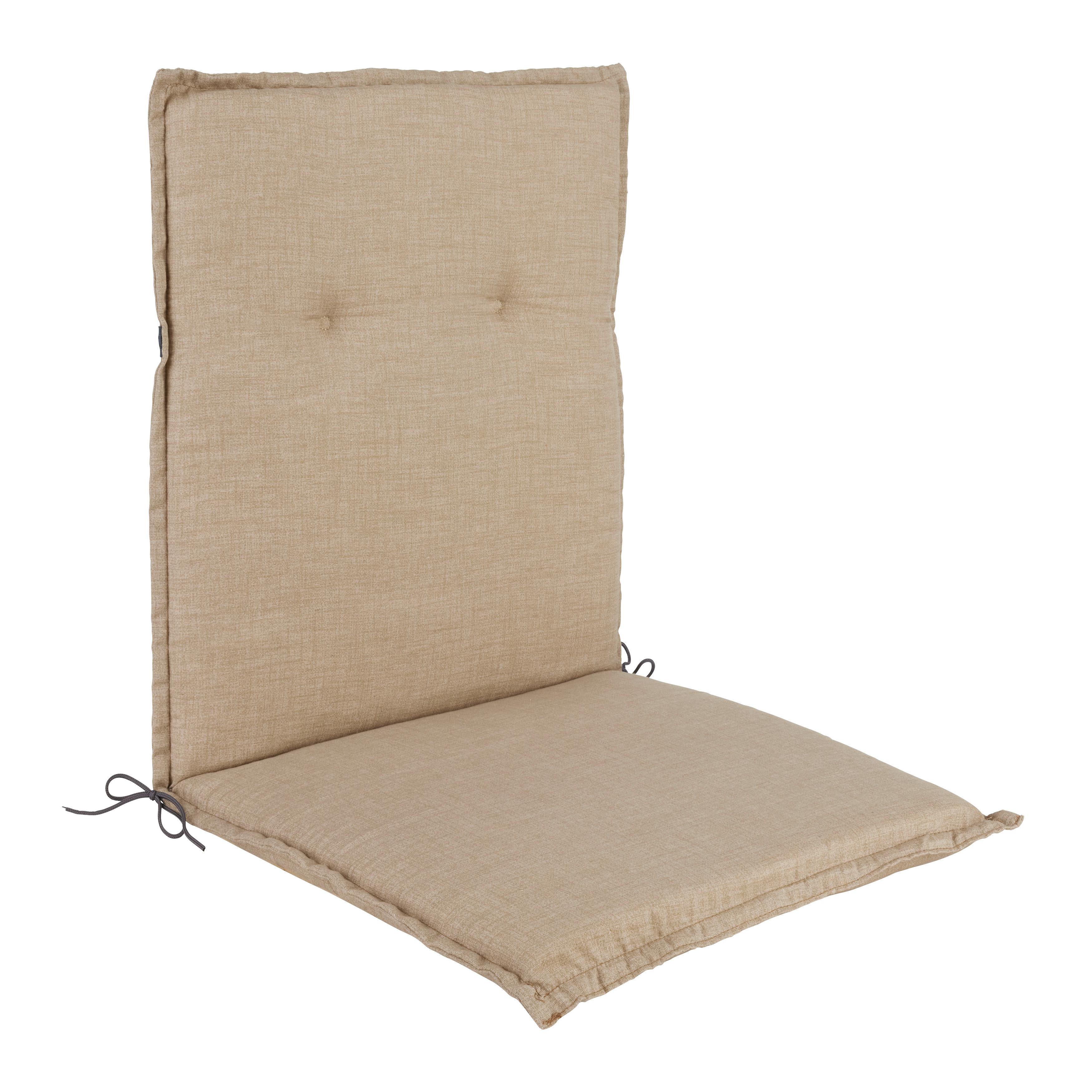Sesselauflage Genf 1 Beige ca. 100x48x5cm - Beige, Basics, Textil (100/48/5cm) - Mömax