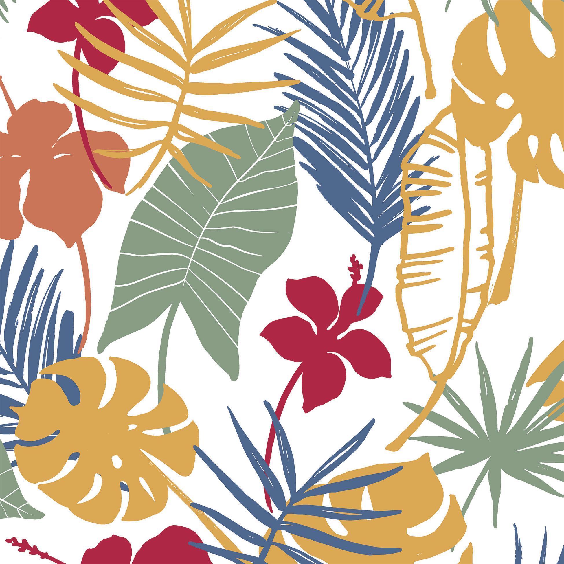 Serviette Kristina Multicolor ca. 17,5x17,5cm - Multicolor, KONVENTIONELL, Papier (17.5/17.5cm) - PPD