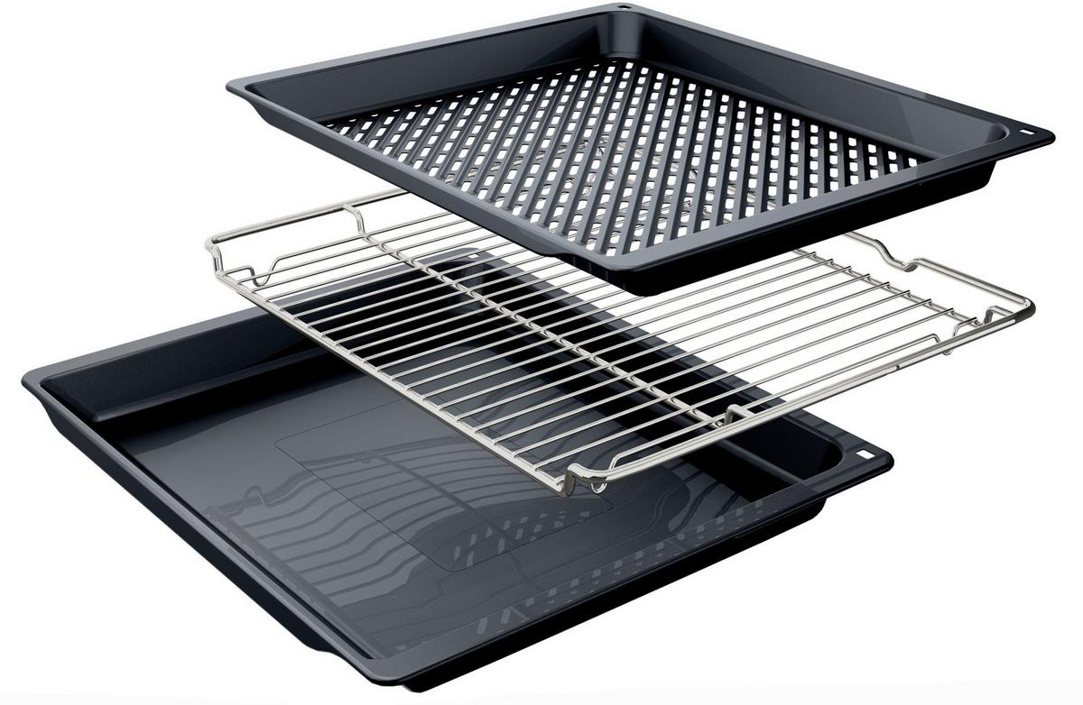 Backofenset 3MIOSH80IM Graphitfarben - Graphitfarben, MODERN, Glas/Metall (59,4/59,5/54,8cm) - Neff