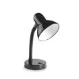 Schreibtischleuchte Leona, max. 40 Watt - Schwarz, Kunststoff/Metall (12,5/34/18,5cm) - BASED