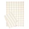 KÖKSHANDDUK SET EMMA - vit/beige, Klassisk, textil (50/70cm) - Mömax