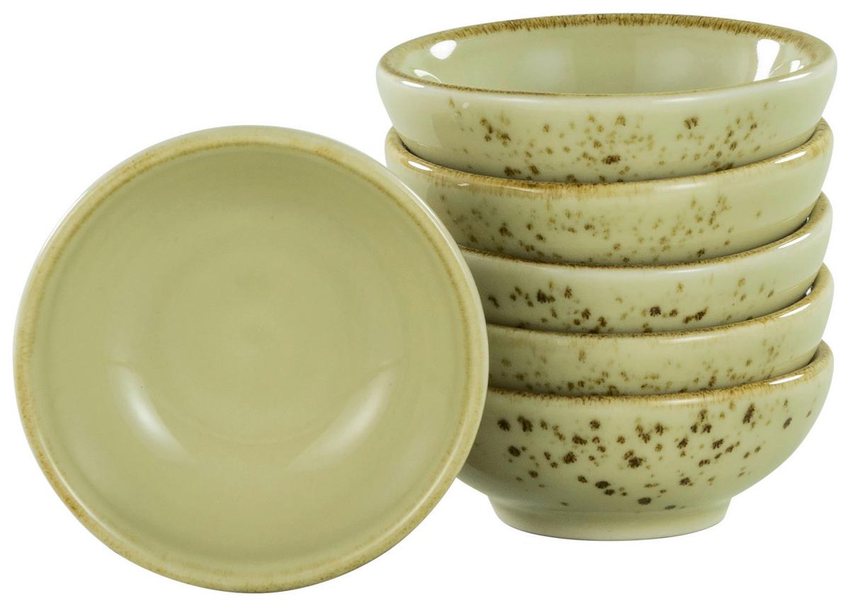 Set Posod Earth, 6-Delni - žajbljevo zelena, Trend, keramika (16,5cm) - Creatable