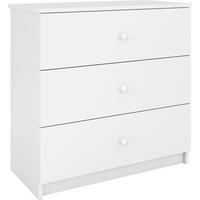 Otroška Komoda Babydreams, Bela - bela, Moderno, umetna masa/leseni material (80/80/41cm) - MID.YOU