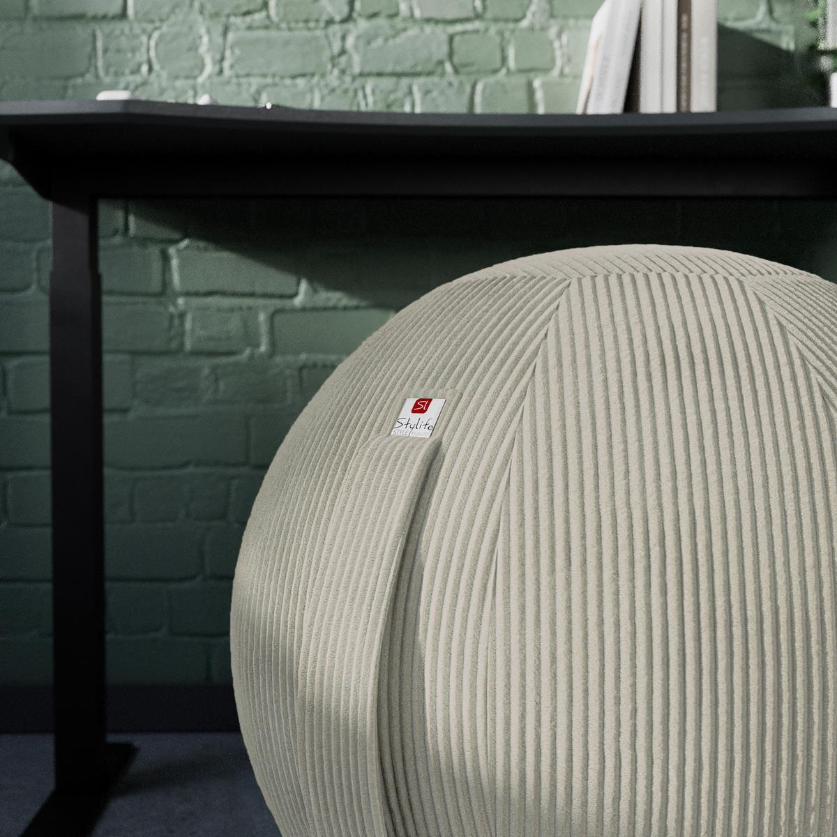 PIŁKA DO SIEDZENIA SCOOBY - beżowy, Design, tkanina (65cm) - Stylife