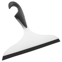 Duschabzieher Loano Schwarz/Weiß - Schwarz/Weiß, Kunststoff (23/17cm) - Mömax