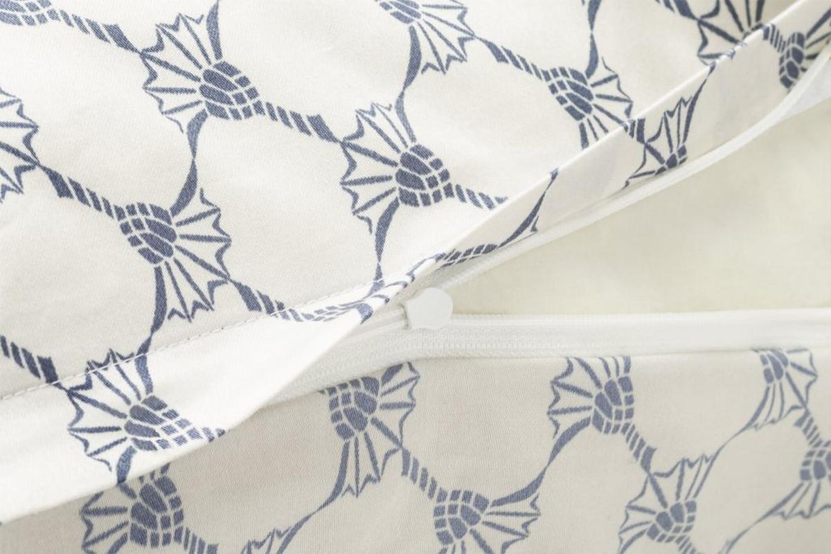 POSZEWKA NA PODUSZKĘ JOOP! CORNFLOWER GLEAM - antracytowy/szary, Basics, materiały naturalne/tkanina (80/40cm) - Joop!