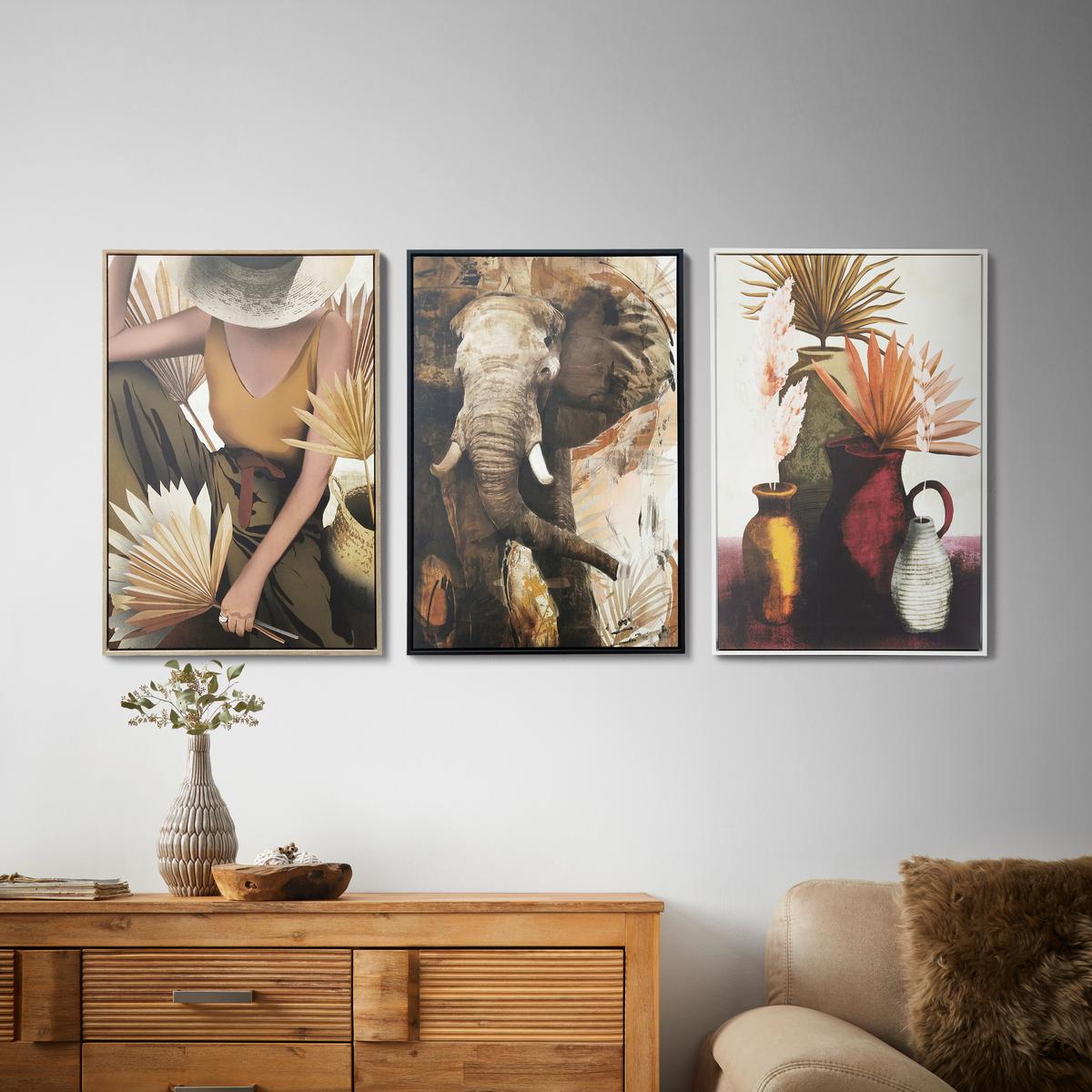 Keilrahmenbild Denise in Beige ca. 60x90cm - Beige/Braun, Holz/Kunststoff (60/90cm) - Modern Living