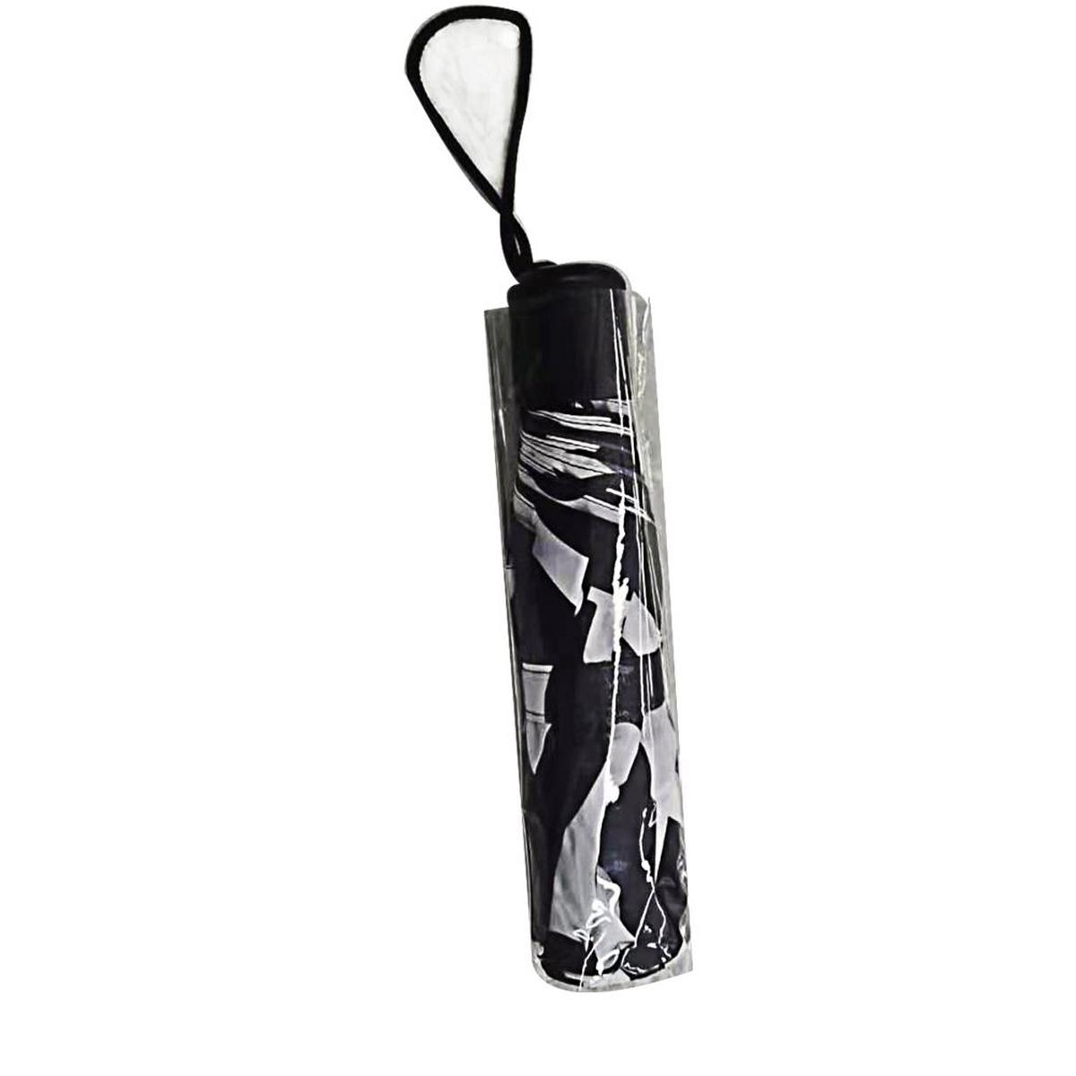 Umbrelă Mömax - alb/negru, plastic/metal - Mömax