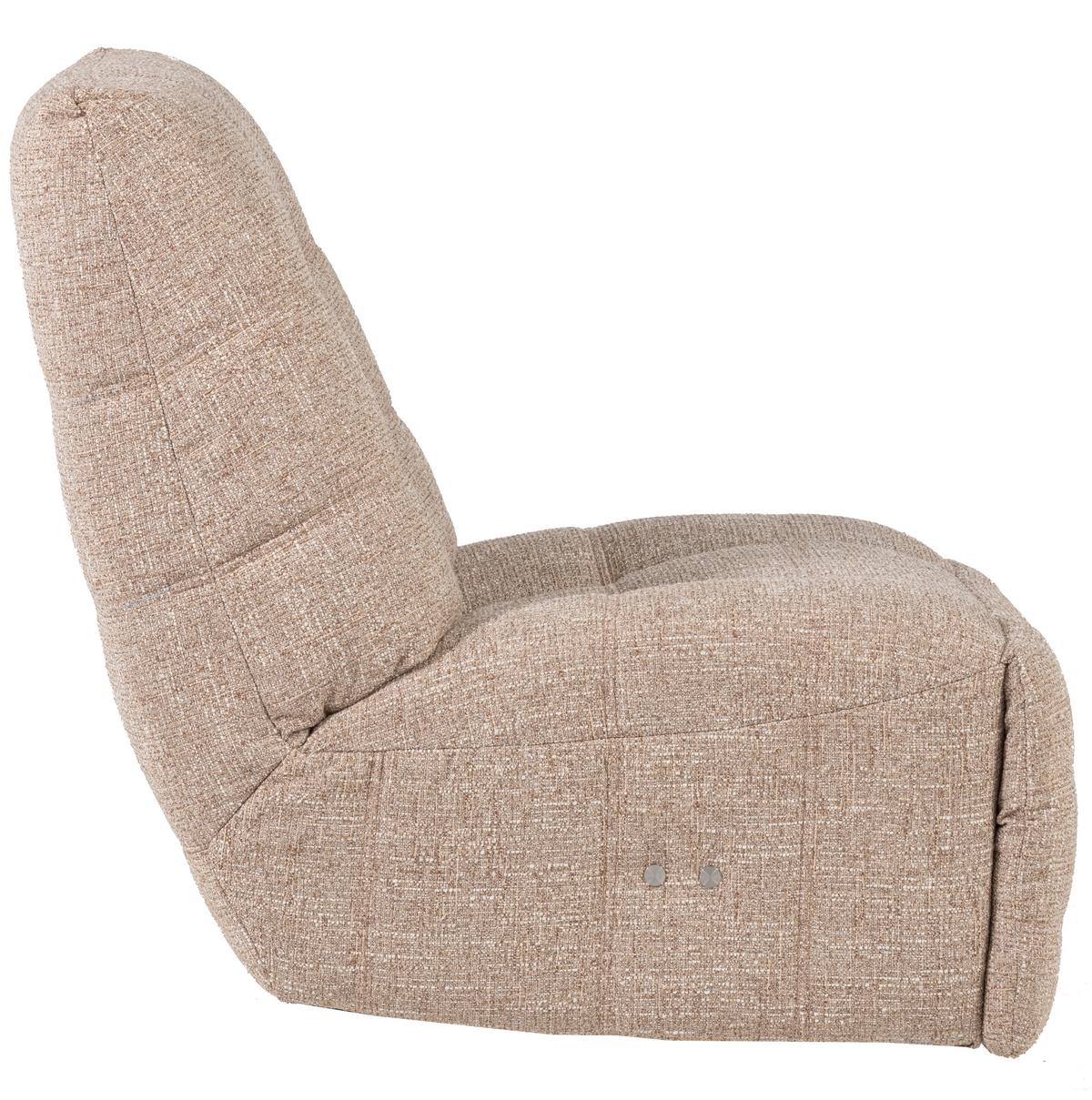 RELAXSESSEL Hein Naturfarben B: 98cm - Naturfarben, Design, Textil (98/94/83cm) - Livetastic