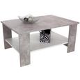 Klubska Miza Paolo - bela/svetlo siva, Konvencionalno, leseni material/les (90/41/55cm) - Modern Living Klubska Miza Paolo - bela/svetlo siva, Konvencionalno, leseni material/les (90/41/55cm) - Modern Living