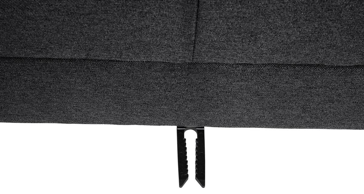 ECKSCHLAFSOFA EASY RELAX - Eschefarben/Graphitfarben, MODERN, Holz/Textil (223/152cm) - Max Winzer