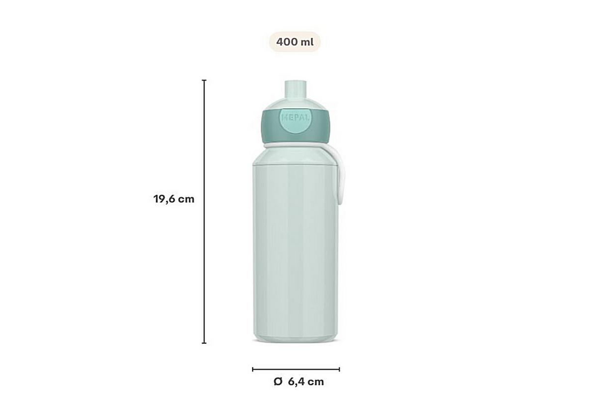 ZESTAW LUNCHOWY 107410165409 - biały/jasnoróżowy, Konventionell, tworzywo sztuczne (20,5/7,5/18,8cm) - Mepal