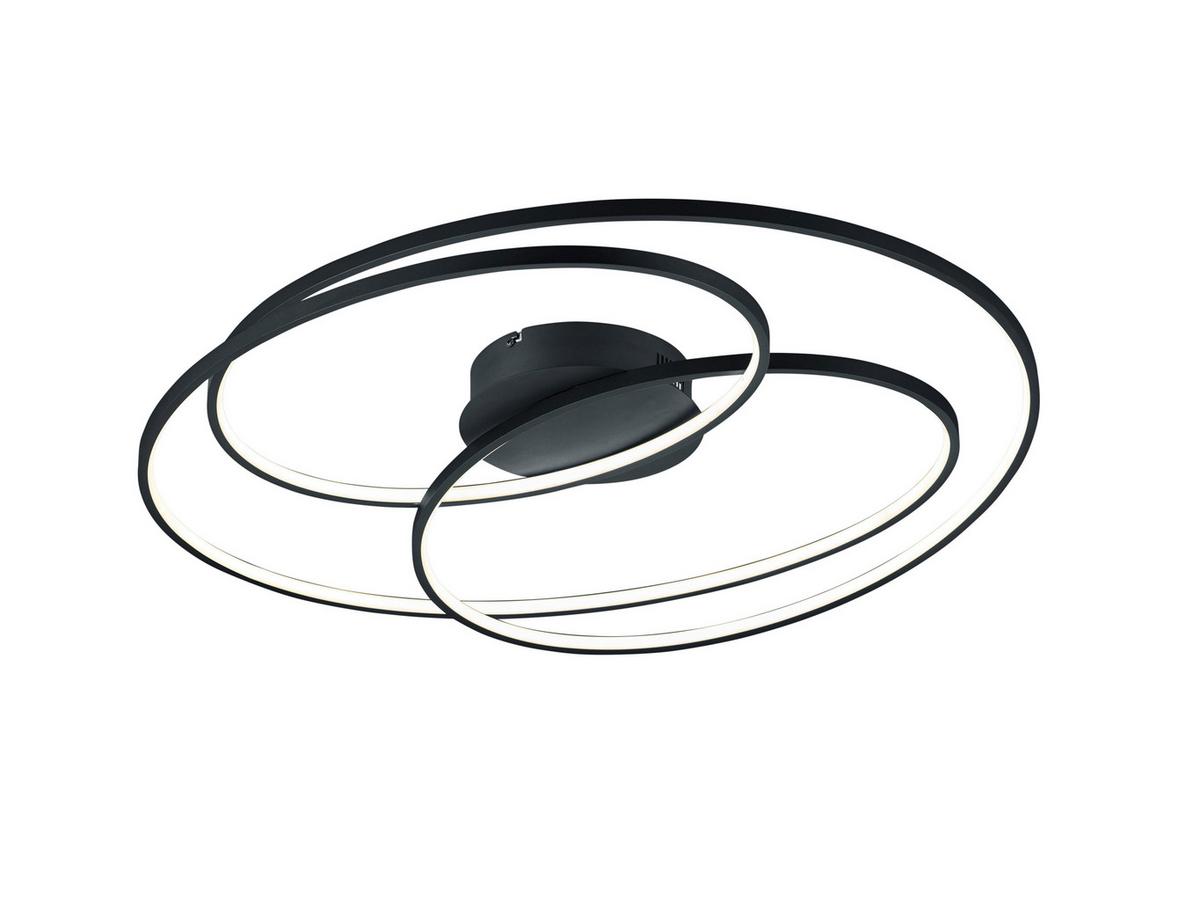 LED-Deckenleuchte Gale in Schwarz max. 50 Watt - Schwarz, Design, Metall (80/14cm) - Trio Leuchten
