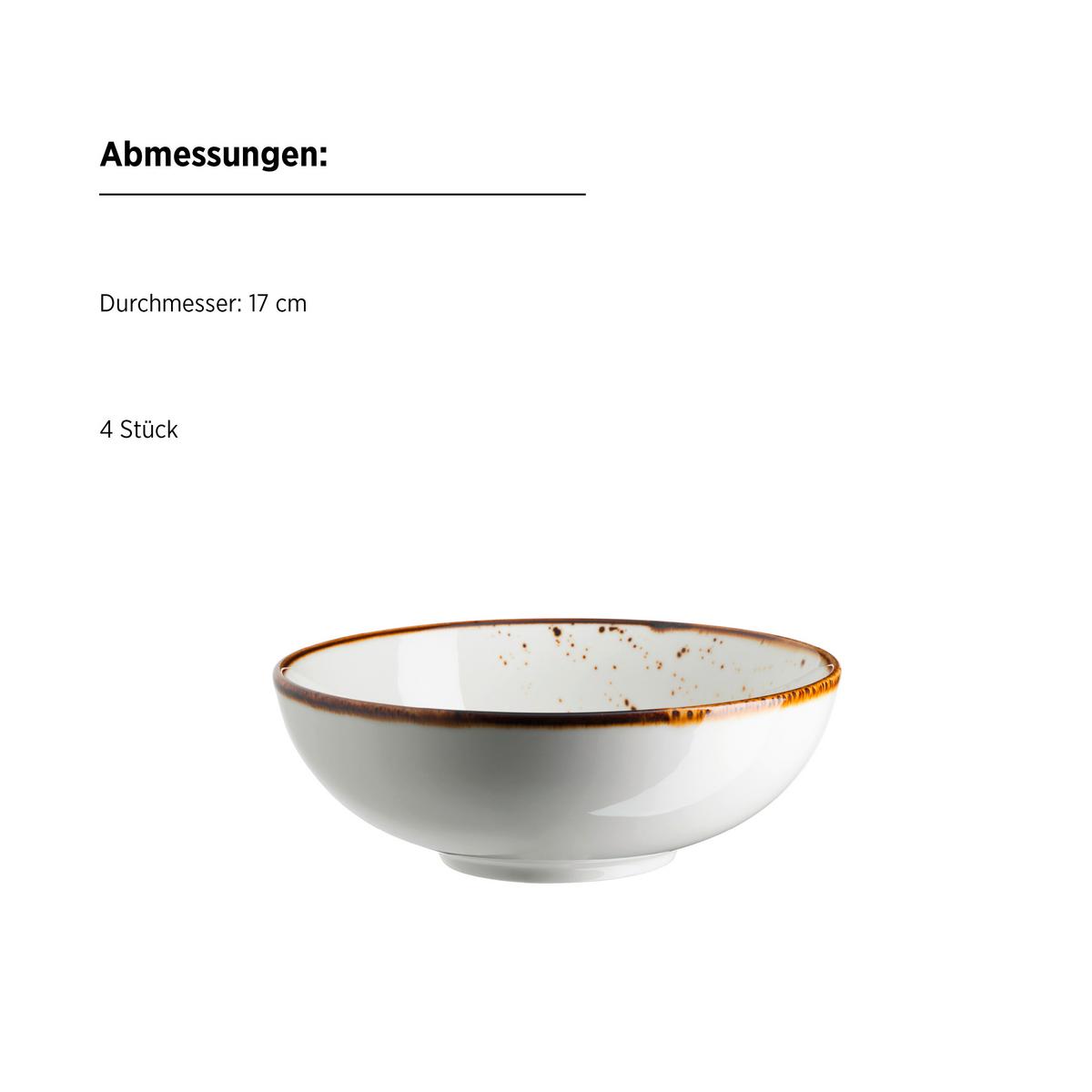 SET DE VAISSELLE PINTAR - Weiss/Braun, Basics, Keramik - Mäser