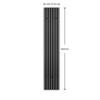 HALLPANEL GRACE -SB- - grå, Modern, metall/trämaterial (25/160/7,5cm) - Mömax