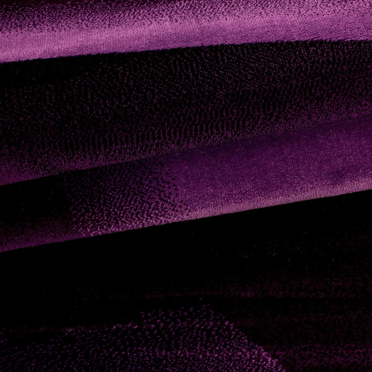 Flachwebeteppich Miami Lila ca. 140x200cm - Lila, Design, Textil (140/200cm) - Novel